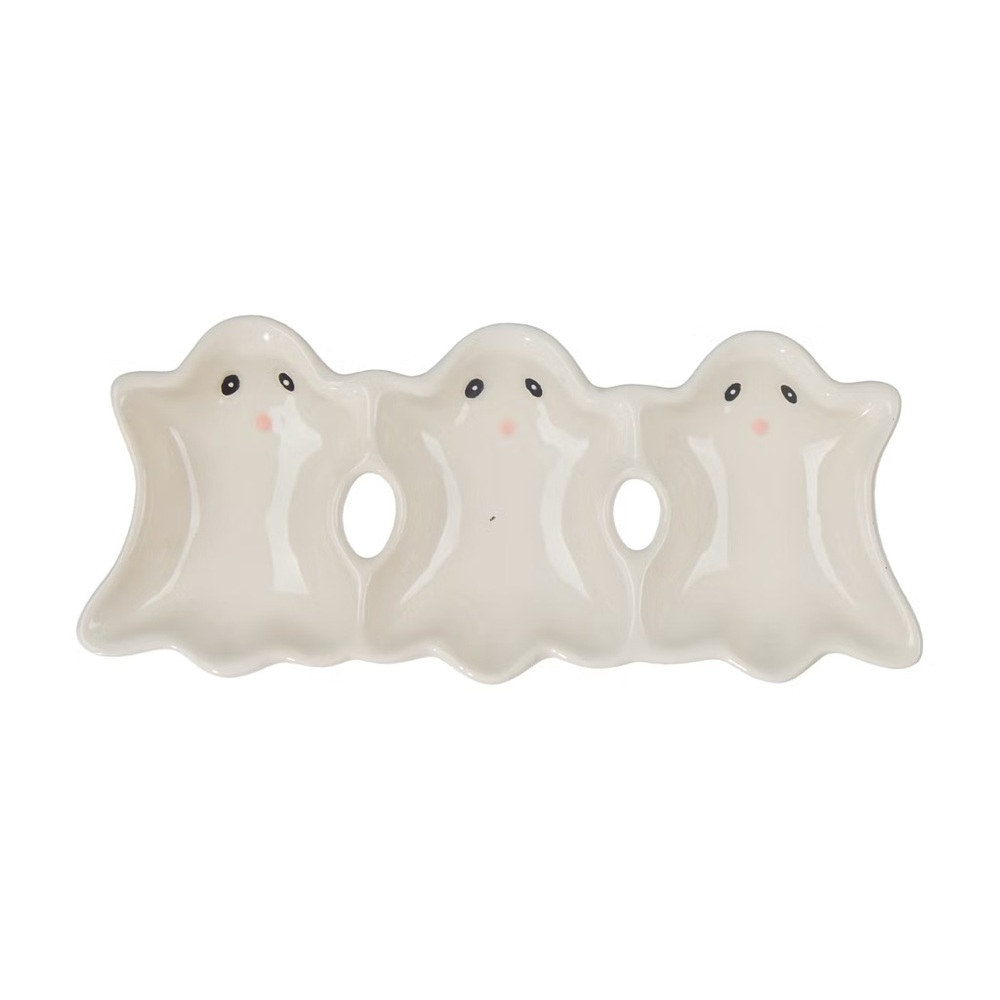 Ghost Shaped Ceramic Dish